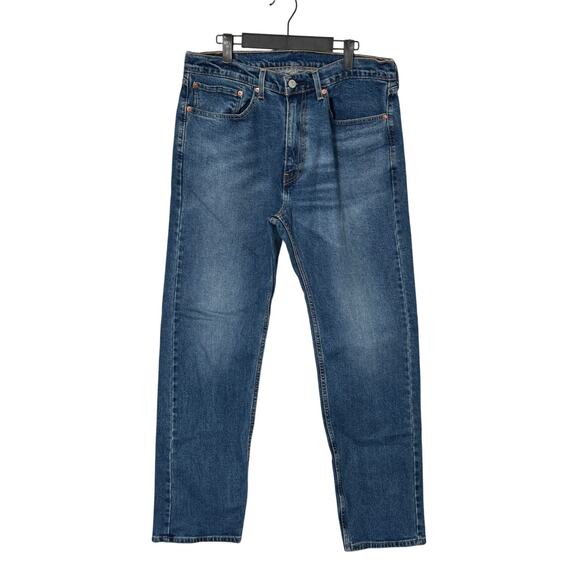 Levi's 505 Regular Fit Men's Jeans in Goldenrod Medium Wash Size 34 x 32 - Picture 4 of 10